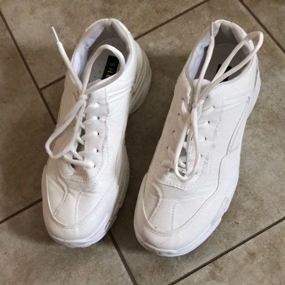 Chunky White Shoes